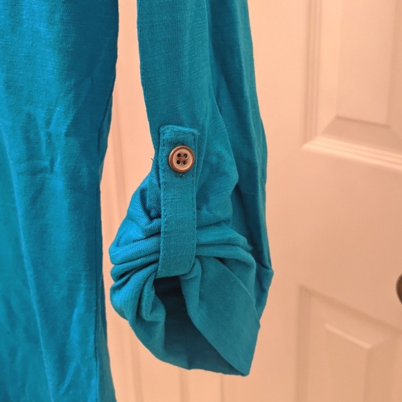 *NEW* Banana Republic Long Sleeve T-Shirt, Blue (size xs, women) - Picture 4 of 7